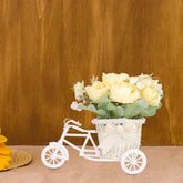 Kuber Industries Artificial Plants for Home D?cor|Natural Looking Indoor Fake Plants with Pot|Artificial Flowers for Decoration (Yellow)